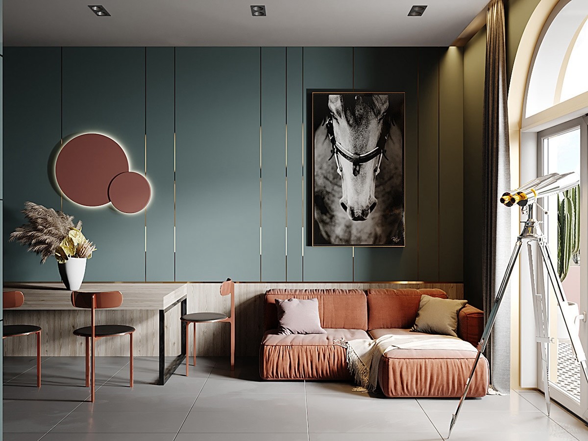 duck egg living room